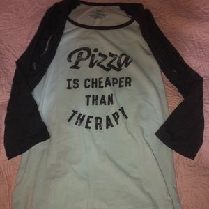 3/4 Length Sleeved Shirt with Rips in the Sleeves